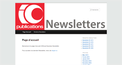 Desktop Screenshot of icpublications-newsletter.com